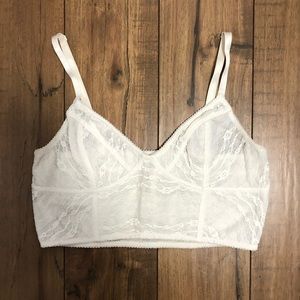 White Lace Bralette by Intimately Free People